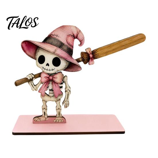 Halloween Paper Towel Holder Wooden Holder, Cute Patchwork Ghost Napkin Stand, Party Supplies Rustic Roll Dispenser for Kitchen Dining Table