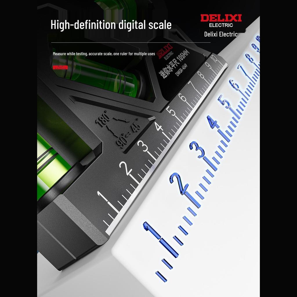 Delixi Hochpräzisions Mini Magnetischer Wasserwaage
