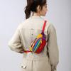 Fashionable Travel Crossbody Bag for Both Men and Women Outdoor Casual Sports Single-shoulder Handbag Dopamine-colored Waist Bag