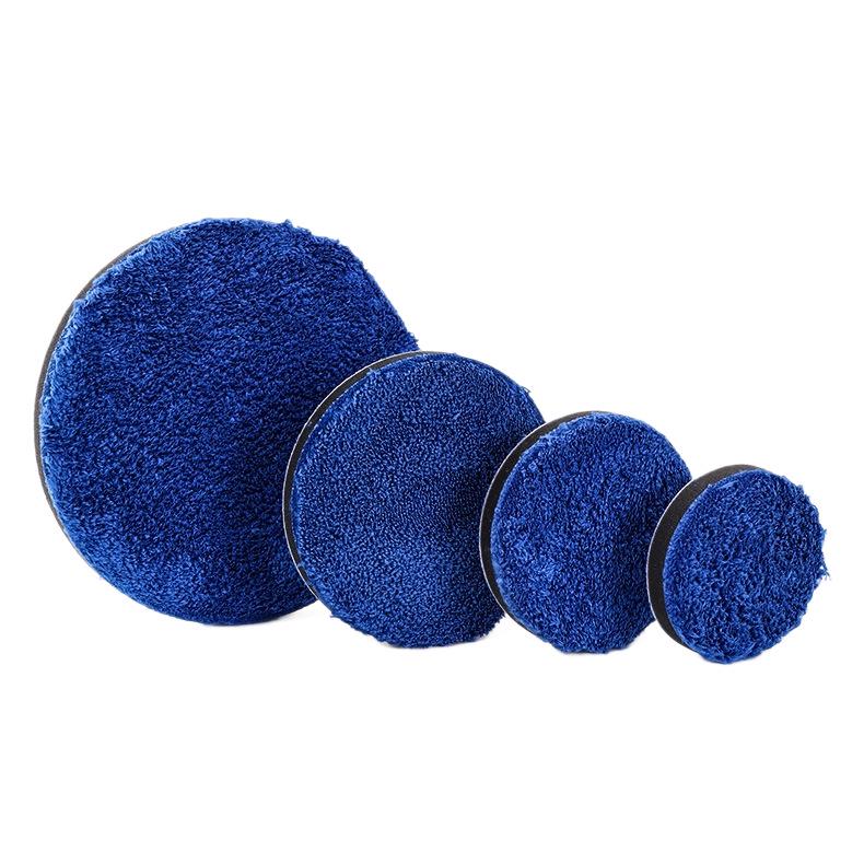 Microfiber Waxing & Polishing Pad (3-7 Inch) for Car Detailing and Crystal Coating