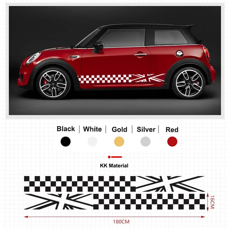 Auto Tür Seite Karosserie Taille Rock Aufkleber Zierleisten für MINI Cooper ClubmanF54 F55 F60 R55 R56 R60 Countryman Zubehör qclyn77