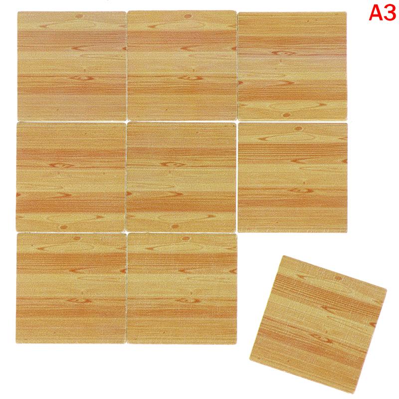 

9шт 1:12 лялькових будиночків своїми руками 30x30 мм, кухня, їдальня, підлога ванної кімнати A3