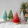 Silicone Candle Molds Candle Making Moulds Christmas Tree Shape Soap Moulds Silicone Ornament Molds for Art Enthusiasts