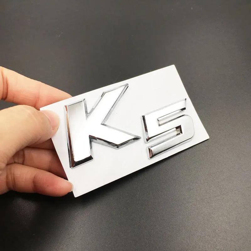 AAAGT1 NEW 1PCS 3D Metal Car Styling Sticker For KIA K2 K3 K4 K5 KX7 Car Tail Car Trunk Front Door Side Emblem Sticker