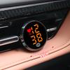 46mm Car Mini Luminous Car Clock Automobiles Internal Stick-On Watch Mechanics Quartz Clocks Auto Ornament Digital Clock