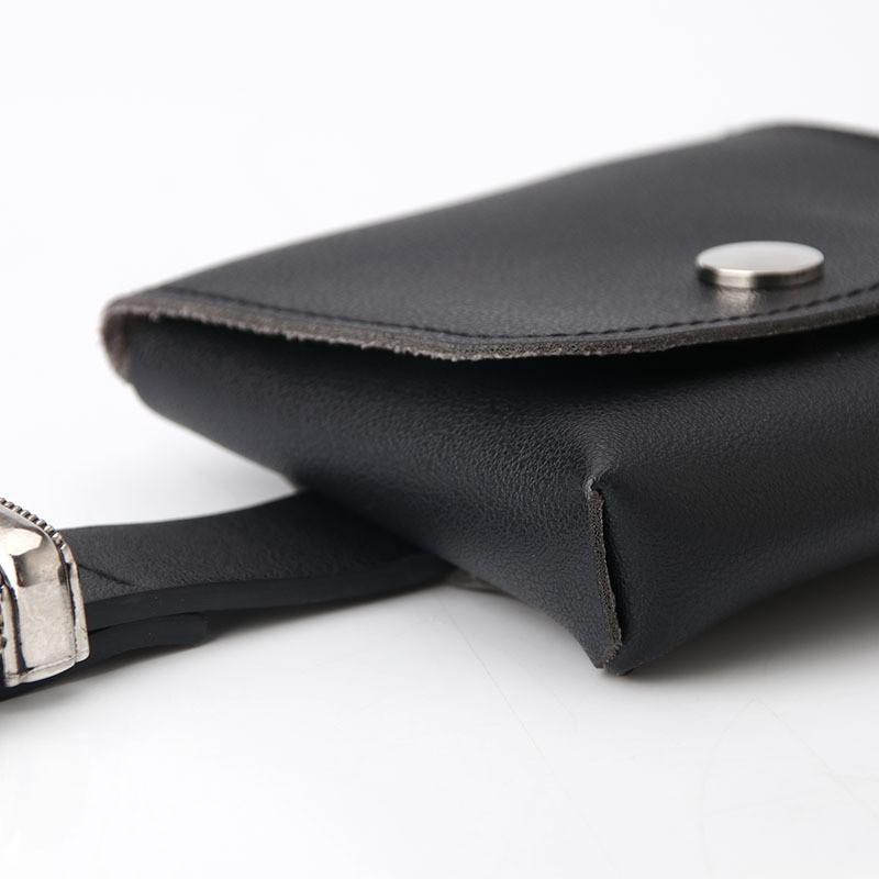 Minimalist Pu Chain Belt Bag With Metal Buckle For Casual And Office Style