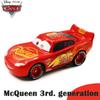 1:55 Pixar Cars 3 2 Classic Car Lightning McQueen Chick Hicks Finn Diecast Toys Children Birthday Gift Toys