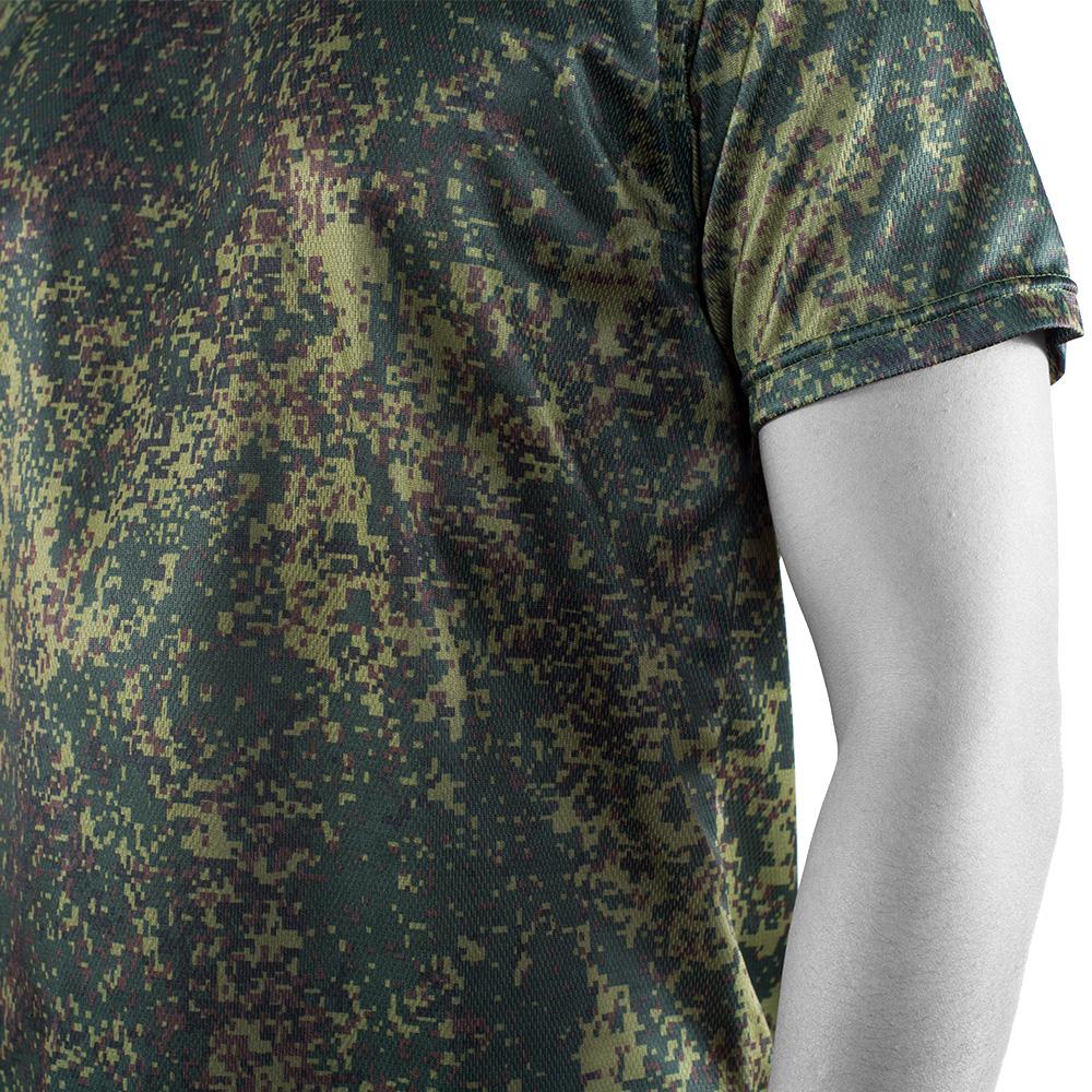 Russian Army Military Camouflage Tactical Combat Short T-Shirt Camo Airsoft Training Hunting Paintball Quick-Drying T Shirts 4XL