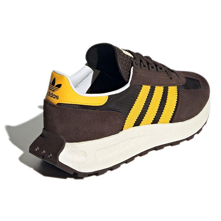 Adidas Originals Retropy E5 Retro Classic Vintage Fabric Cushioning Non-Slip Low-Top Casual Running Shoes Unisex Sneaker Brown Dark-Brown GX4552
