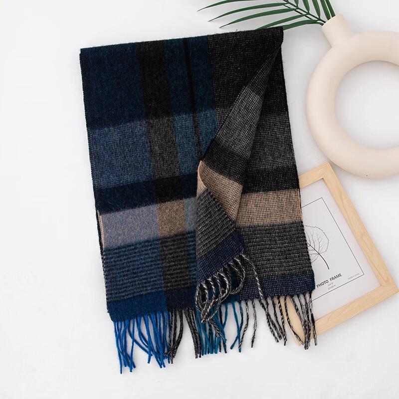 Women's Pure Wool Plaid Scarf/Shawl