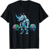 Rhinoceros Weightlifting Powerlifting Gym Rhino for Fitness T-Shirt  Streetwear  Graphic T Shirts  Men Clothing  Camiseta Hombre