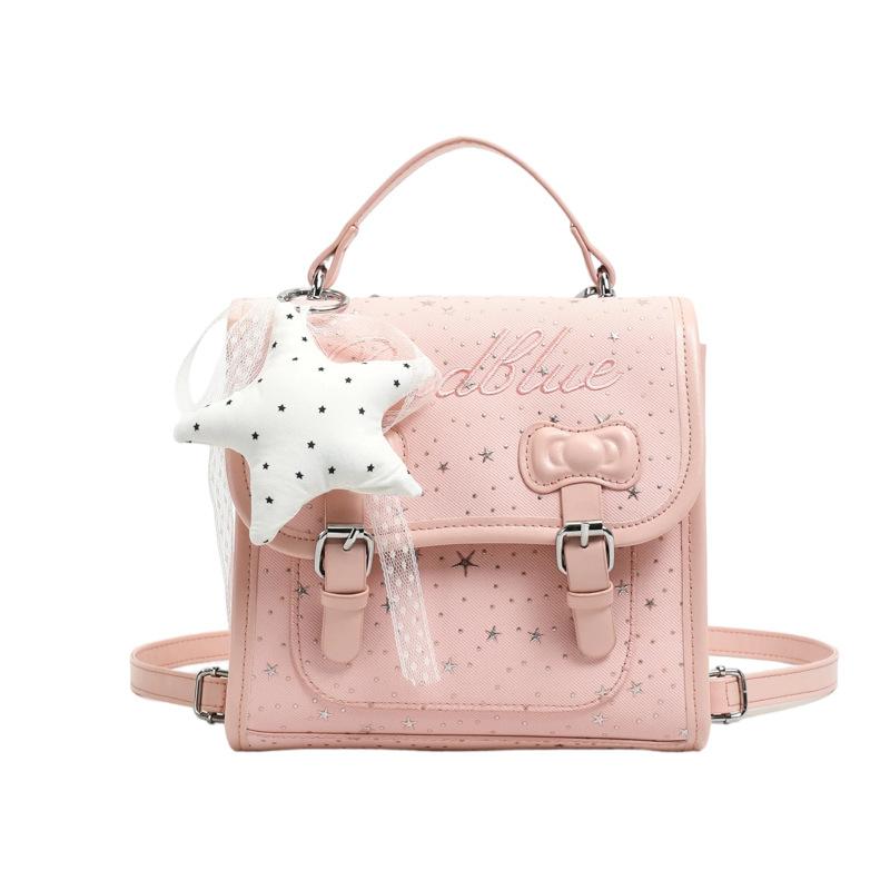 Schoolbag British style casual sweet wind backpack women's fashion simple handbag student travel small backpack