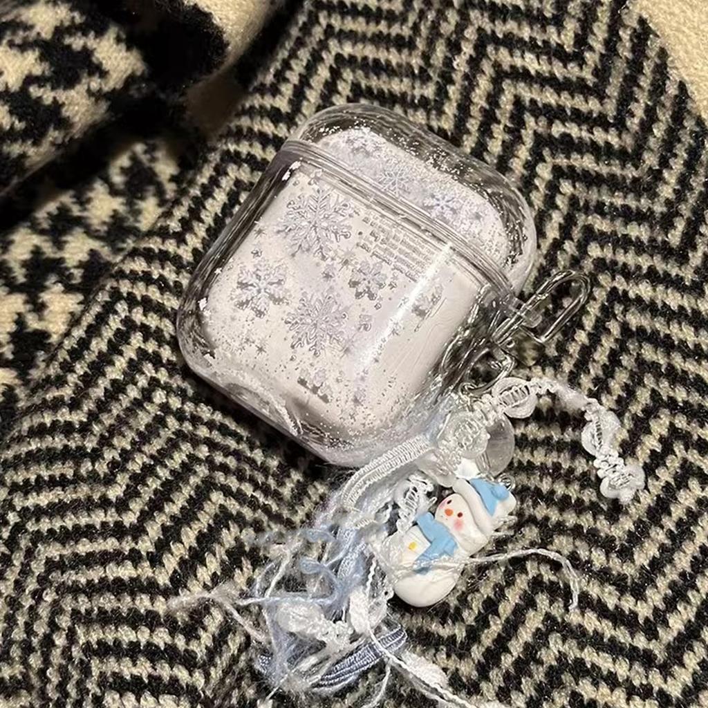 Compatible for Air Pods 1/2 Earphone Cover Shockproof Anti-scratch Protective Sleeve Washable PC Housing Dustproof Shell