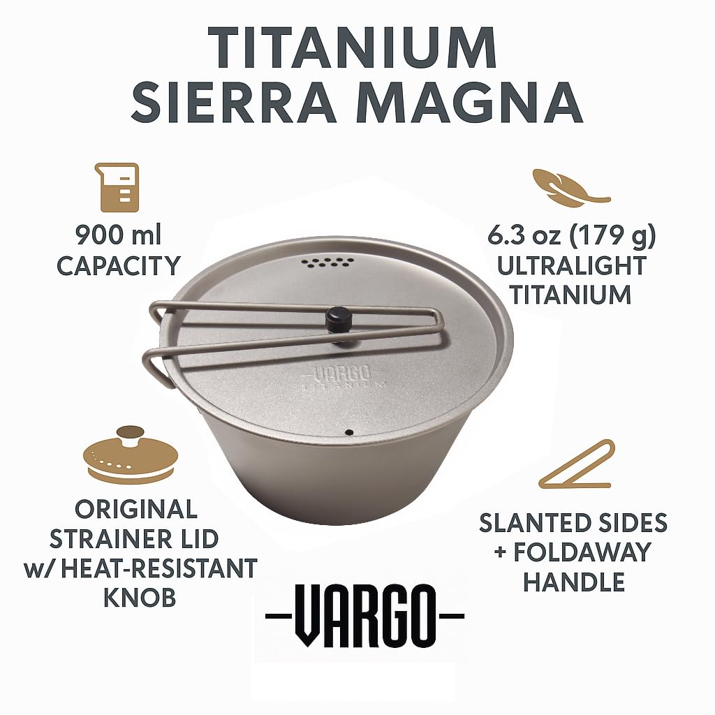 VARGO Titanium Sierra Cup Magna T-310