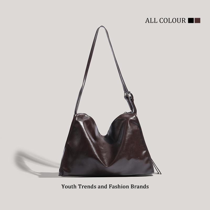 Premium Tote Bag, Simple Retro Pleated Bag, New Summer Fashion Versatile Shoulder Bag