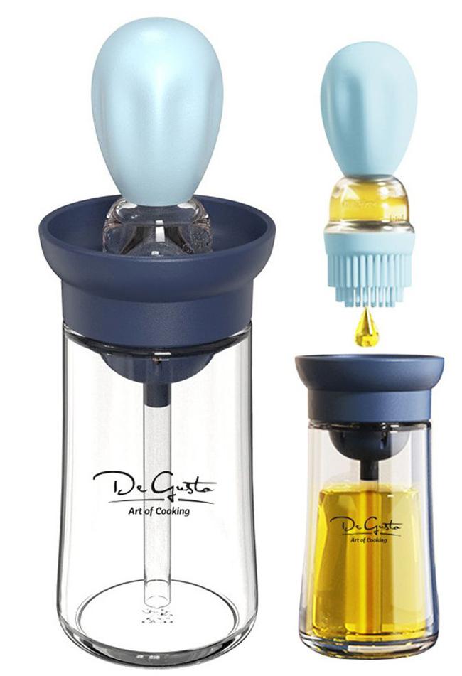 Oil Dispenser With Silicone Brush 2 In 1
