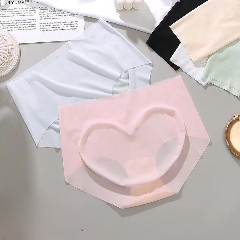 Summer Ice Silk Seamless Underwear Ladies Summer Ultra-thin Sense Quick-drying Pants Briefs Panties