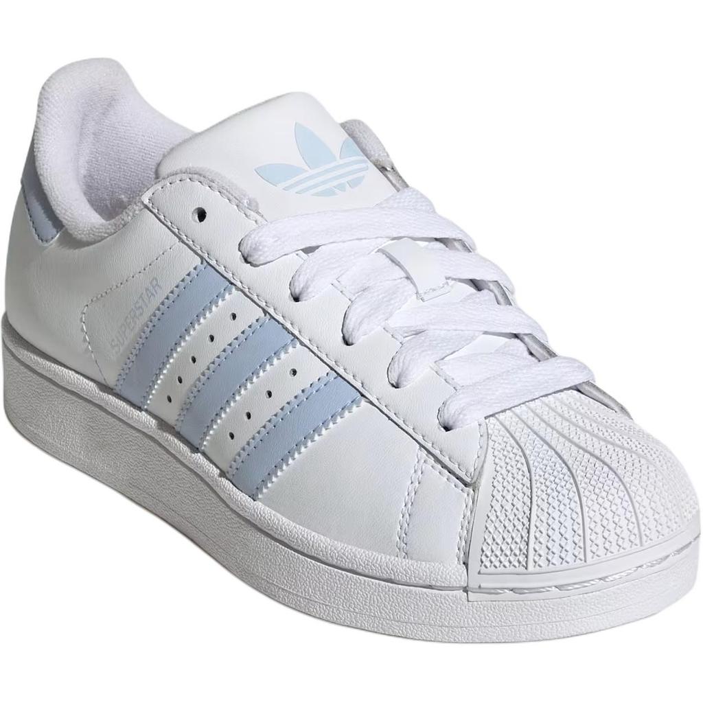 adidas Scarpe da Ginnastica per Bambini Superstar 2 J Cloud White Crystal Sky JR9864