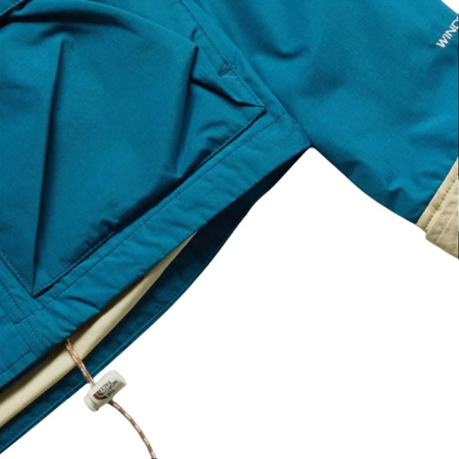 THE NORTH FACE Low Fi Hi Tek Outdoor Hiking Waterproof Windbreaker Jacket Women's Blue Coral/Gravel NF0A7ZYT-IVY
