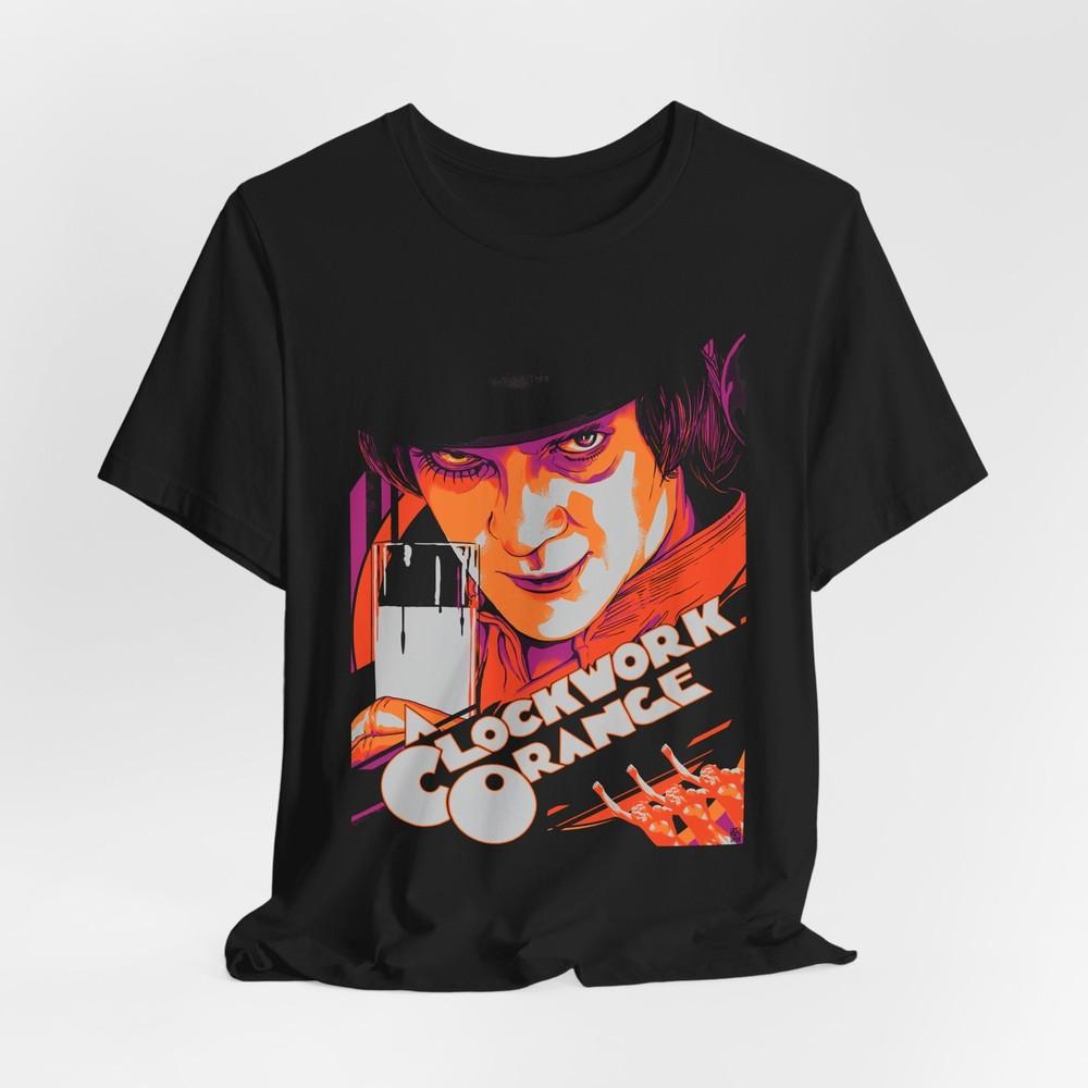 Clockwork Orange Graphic Tshirt Illustration Unisex Art Design Tee S