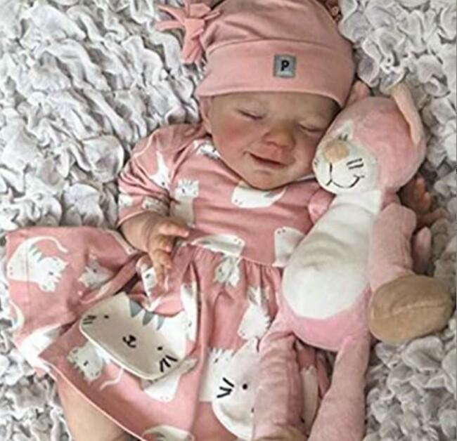 Little April 50cm Realistic Baby Doll - Full Silicone/Cloth Body Silicone Body Boy
