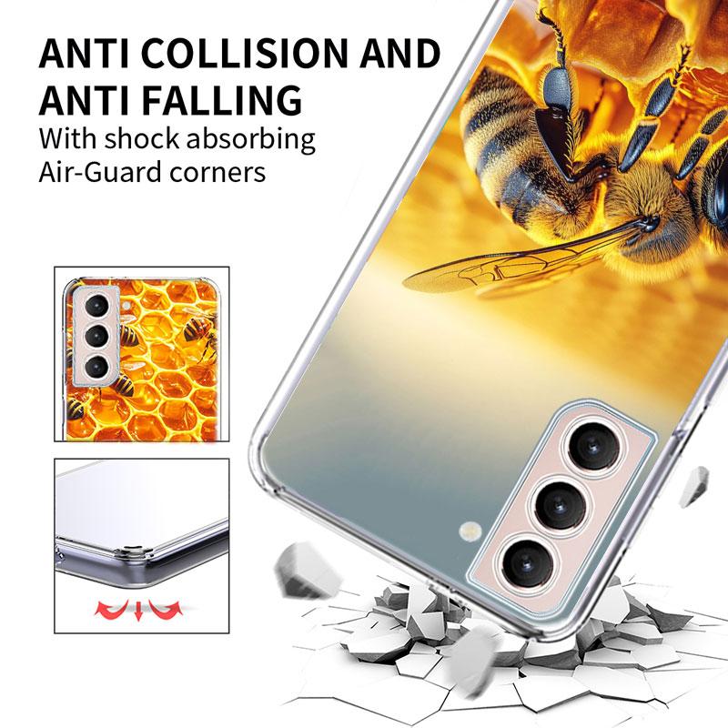 Bees and Honey in the Honeycomb Phone Case For Samsung A16 A26 A36 A56 A17 A15 A25 A35 A55 A14 A24 A34 A54 A04S A05S Galaxy Note