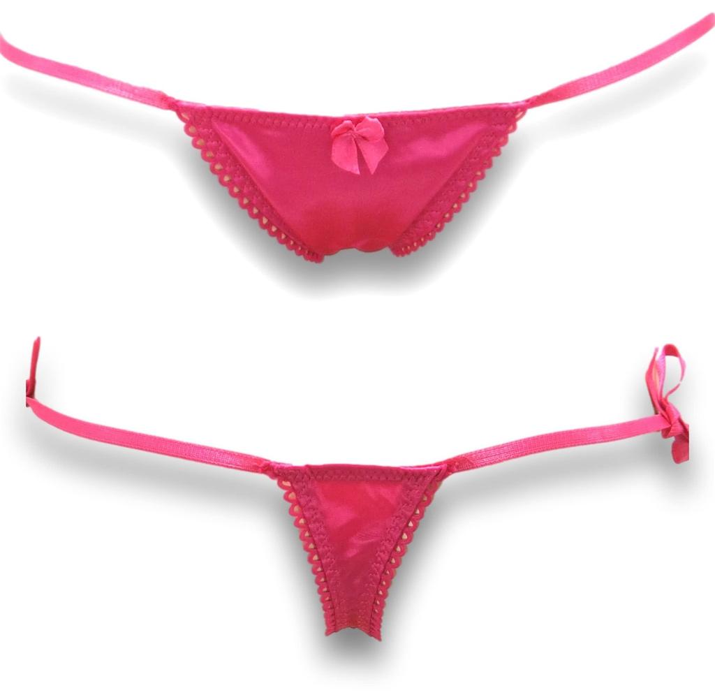 Remote Rotor Pocket Shorts Jumping Pants String Panties Sexy Lingerie Micro Bikini Ultra Small Extreme Underwear T45RS Rose Pink F [Cat Select] T-Back