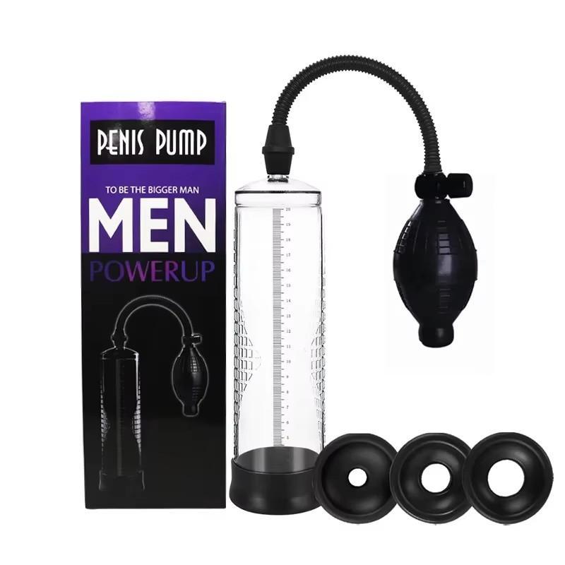 Effective Penis Pump Enlargement Vacuum Dick Extender Men Sex Toy Increase Length Enlarger Male Erotic Adult Sexy Product 18+
