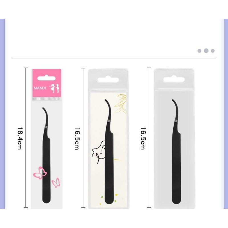 Lashie - Stainless Steel False Eyelashes Tweezers