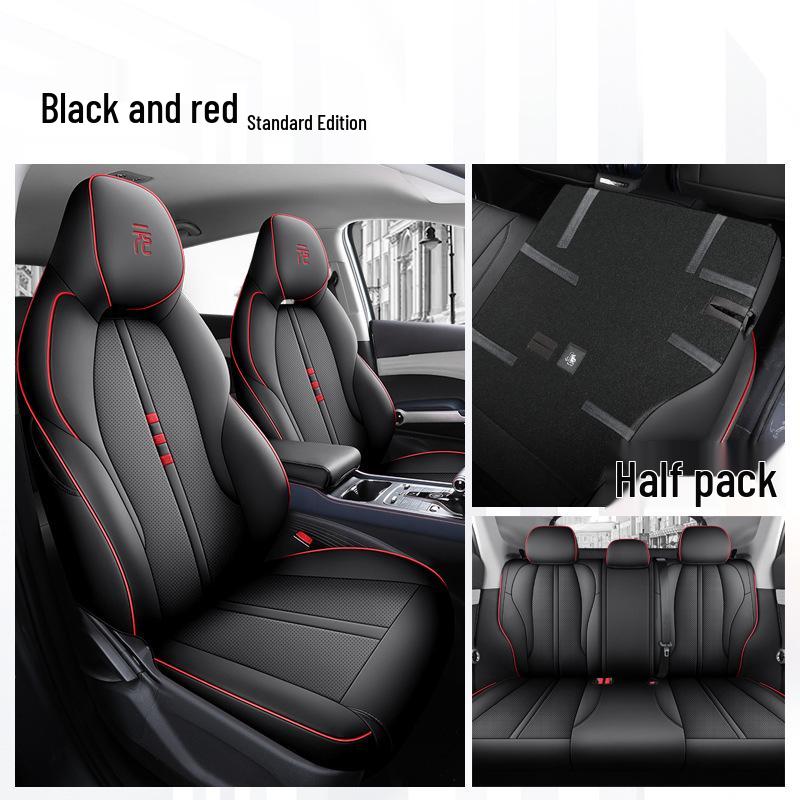 BYD Yuan Plus Universal Car Seat Cover - Four Seasons Breathable Leather Full Surround Cushion