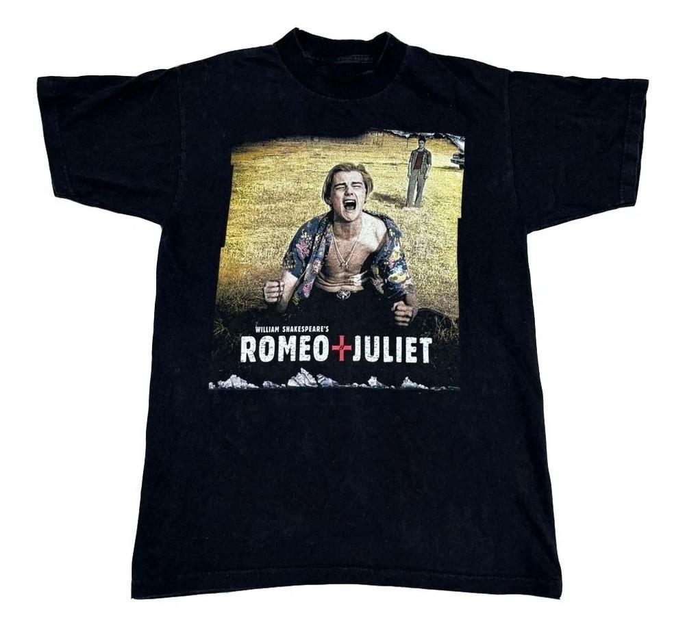 New 1998 Romeo And Juliet Tee Movie Leonardo Dicaprio T-Shirt Reprint Size S-5XL Unisex T-Shirt XXXXL