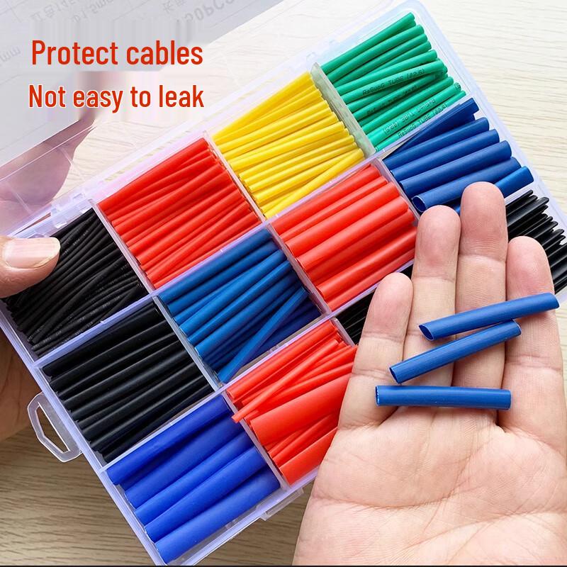 560 Pcs Colorful Heat Shrink Tubing Kit