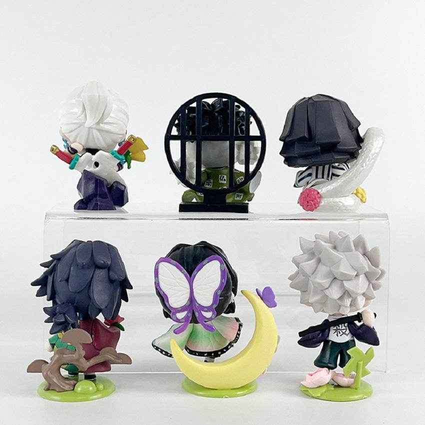 Hot Demon Slayer Tanjiro Kamado Nezuko Anime Cartoon Figure Blind Box Creative Statue Model Ornament Surprise Gift Box