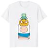 Adventure Time Printed Cartoon Graphic Streetwear Fashion T-Shirts Harajuku Clothes Short Sleeve Summer Tee Casual Female Tops