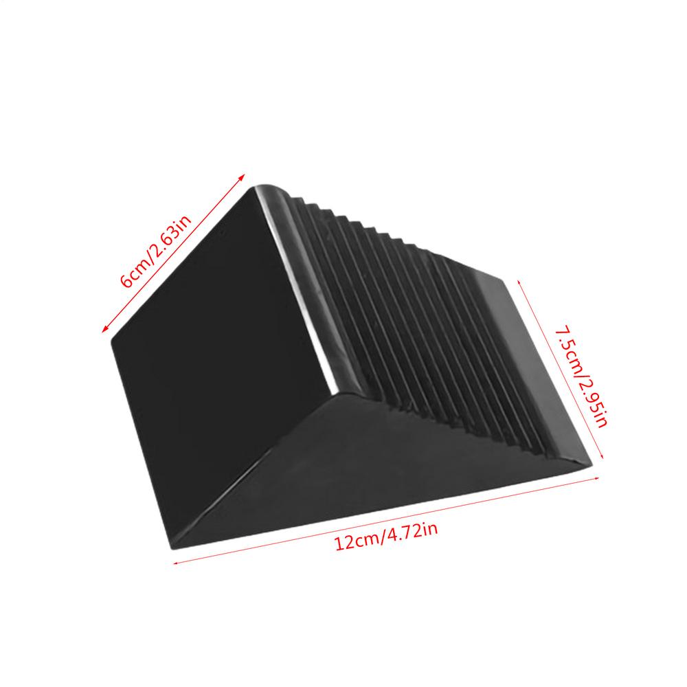 Anti-slip Auto Parking Wedges Car Stopper Tire Block Rubber Wheel Chock Support Pad Car Trailer Wheel Chock With Handles