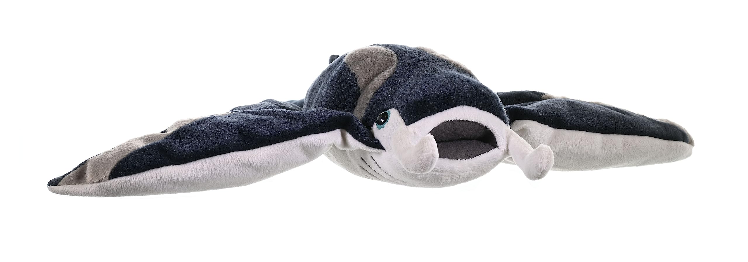 

Wild Republic Manta Ray Plush Soft Sea W56 x D53 x H10cm Toy, Creature, Gift, Cuddlekins, (22475)
