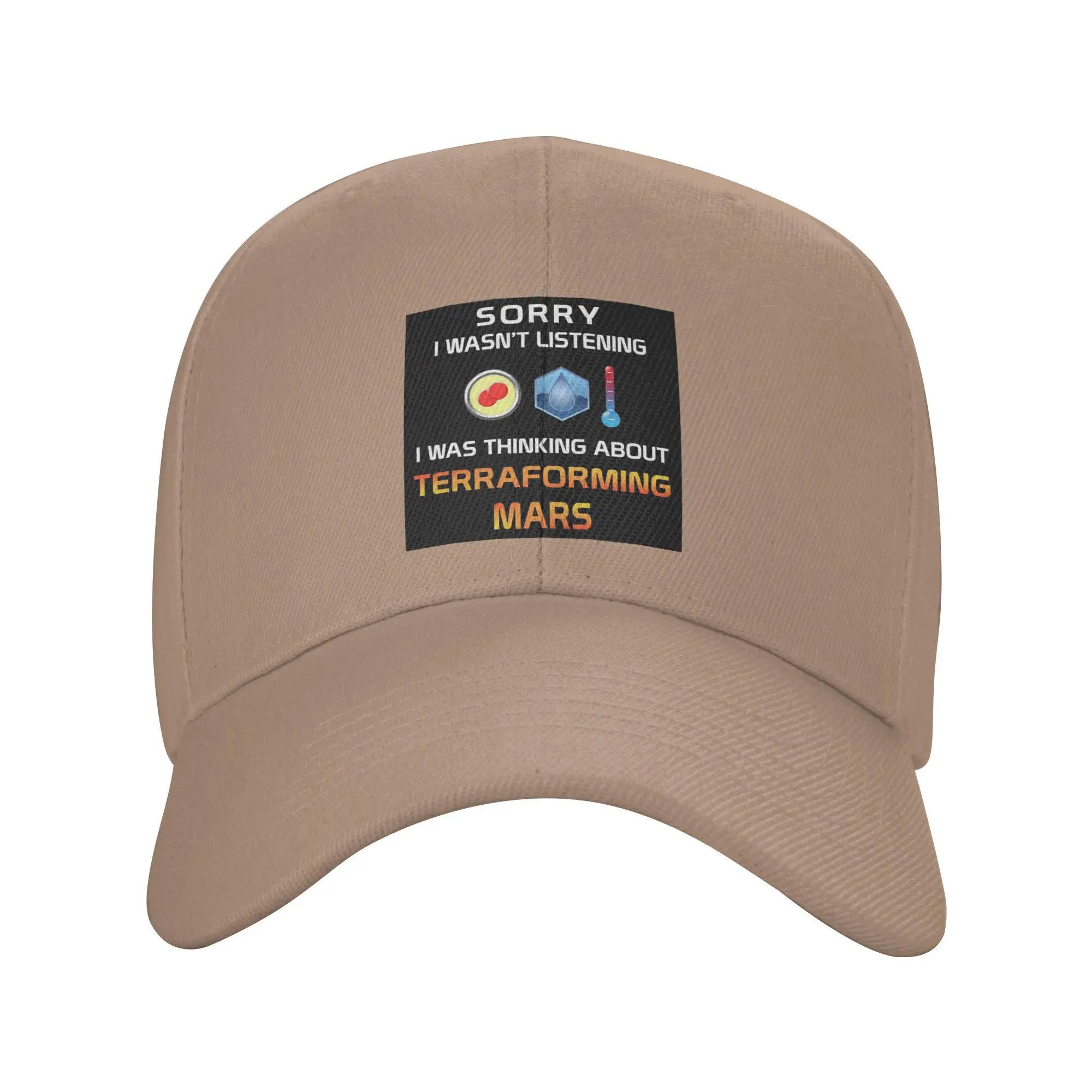 

Unisex Baseball Hats Focused Terraforming Mars Player Outdoor Streetwear Summer Sports Baseball Caps Hip Hop Cap Casquette Hats One Size