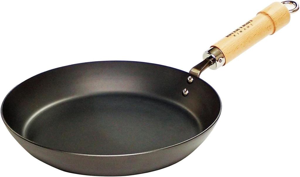 River Light Goku JAPAN Thick Iron Frying Iron Nitride Induction Rust Made in J2328 Pan, 28cm, Finish, Compatible, Resistant, Japan,