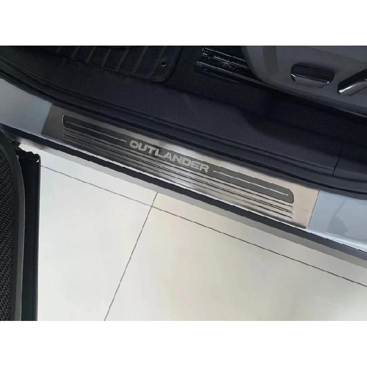 For Mitsubishi Outlander 2024 Car Door Sill Protector Cover Threshold Pedal Protection Sticker Car Styling Accessories