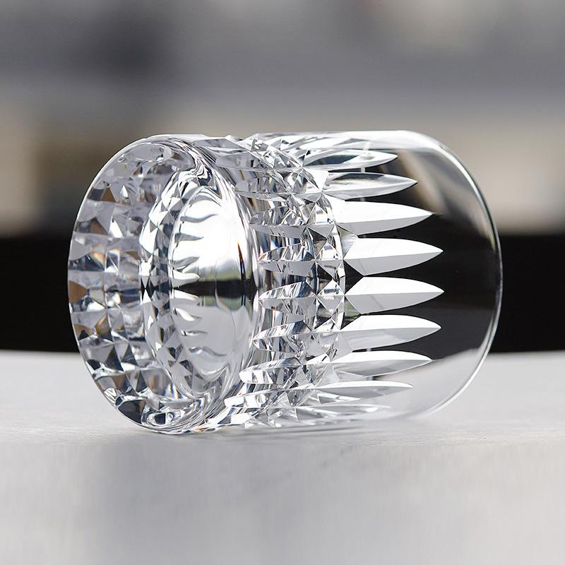 Jinzhi Japanese-style Engraving Edo Cut Crystal Glass Whiskey Glass Beer Cup Crystal Cup Vintage