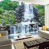 3D Fototapete Natur Wandbild Wasserfälle Ländlicher Stil 3D Wandpapiere Wohnzimmer Sofa Hintergrund Wandbilder Dekor
