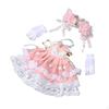 BJD Doll Dress Layered Skirt 1/6 Ruffle Details Miniature Apparel for Display, Photo
