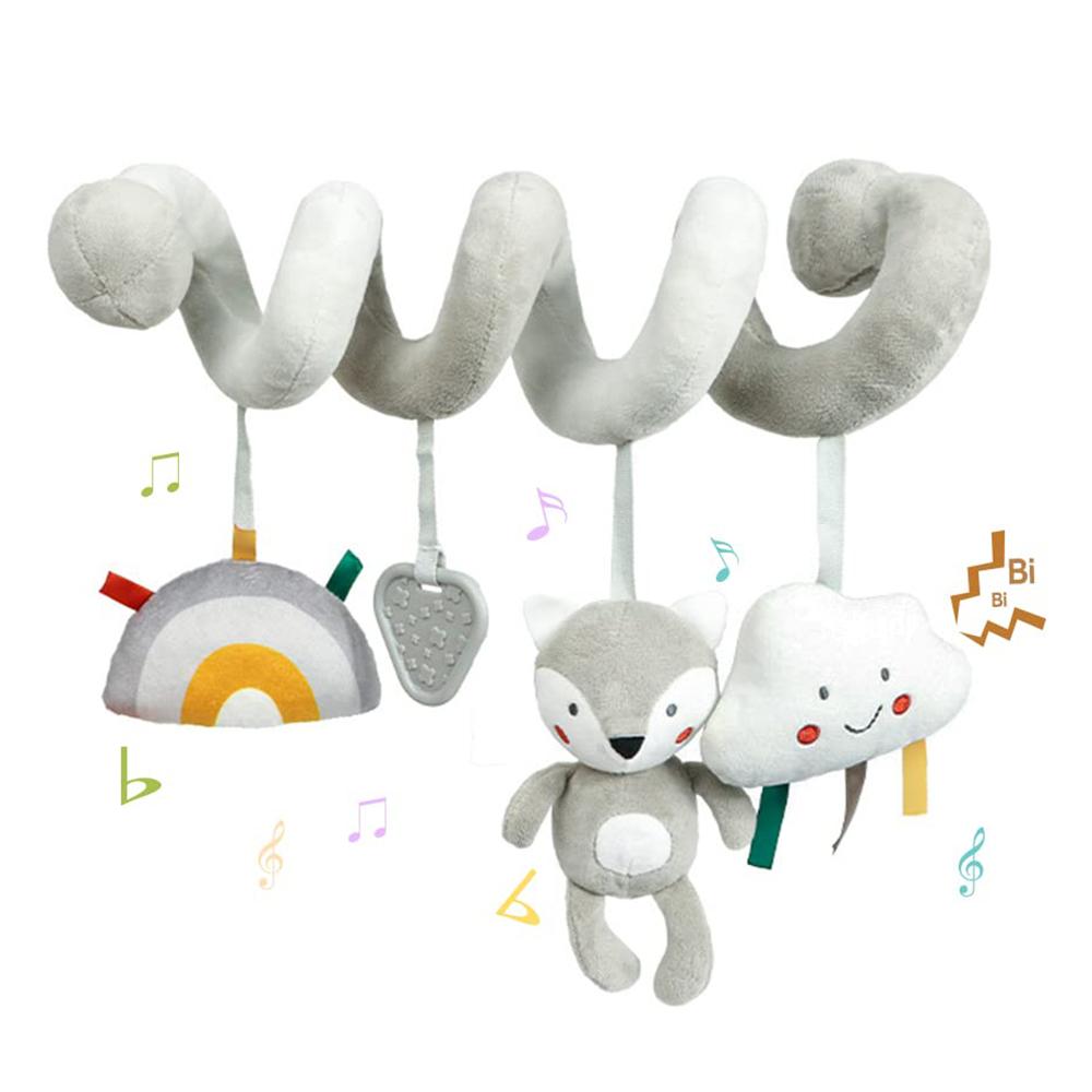 Autosedačka Hračka pro miminko Kojenec Spirála Plyšové hračky Hračky do kočárku Závěsná postýlka Aktivní hračka Postýlka Kočárek Chrastítko pro novorozence Dárky