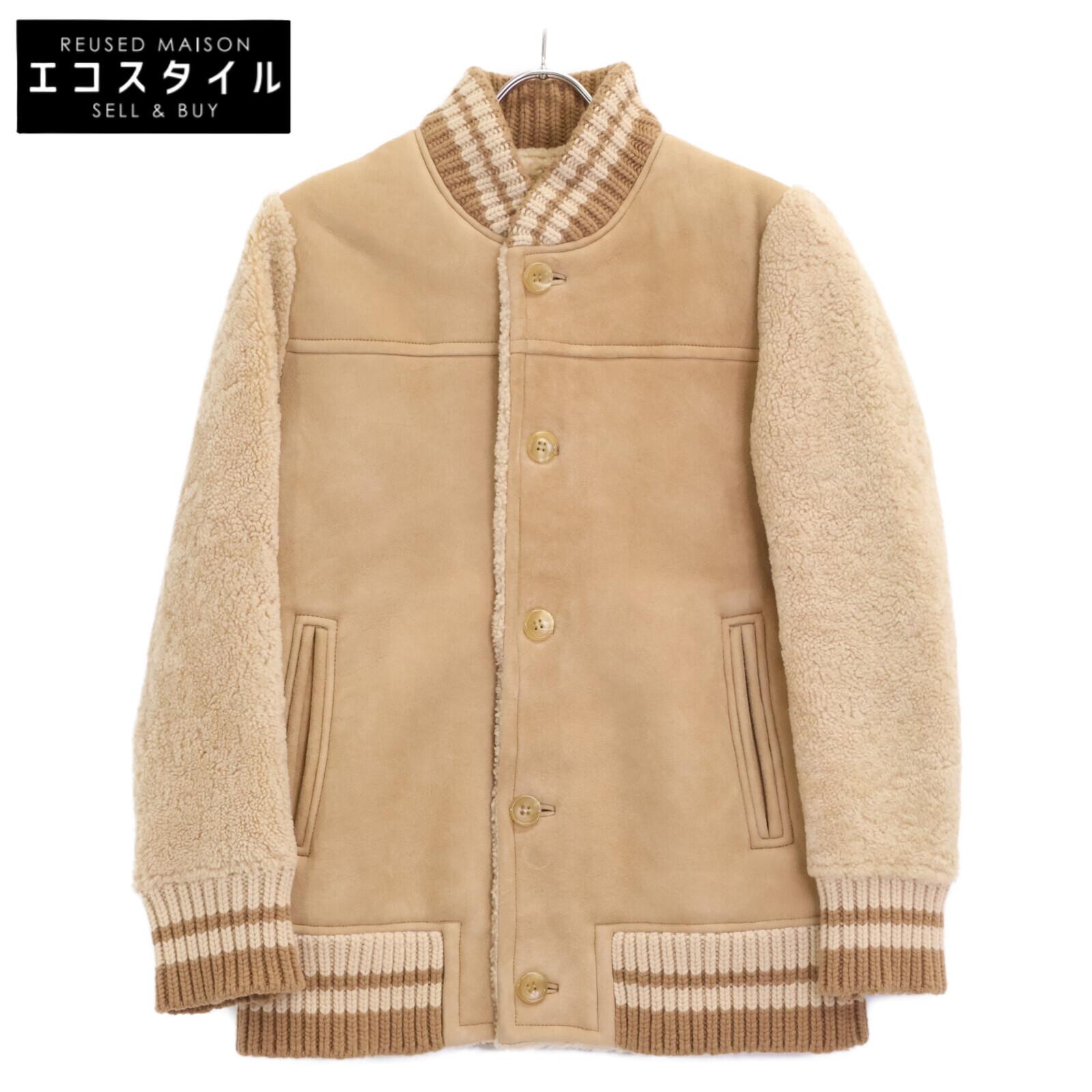 

Kemit [Отличное состояние] Дубленка Мутон/Шерсть Куртка-бомбер на переключателе 42 бежевыйБ/у