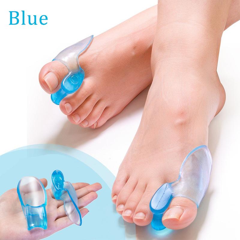 

1 Pair Silicone Toe Covers Comfortable Big Toe Separator/toe Protector, Unisex Foot Care Tool Inserts Foot Toe Hallux Valgus синий