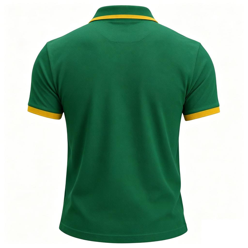 Men's Polo Shirt Button Collar Short Sleeve Casual Fit Lightweight Breathable Fabric Classic Design