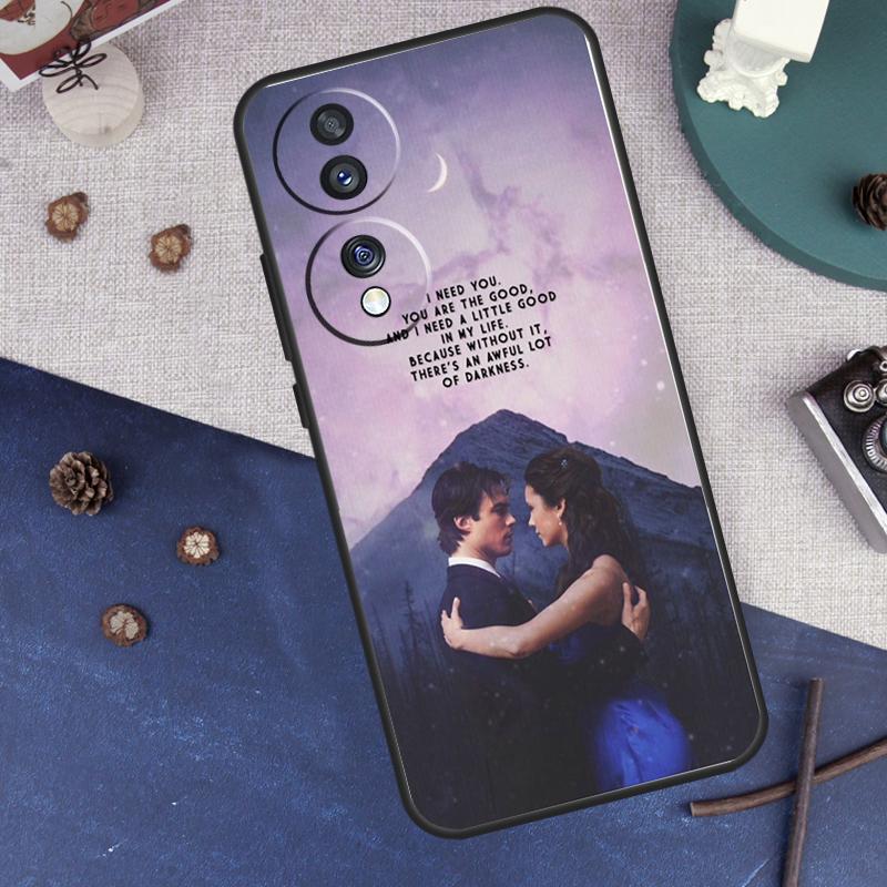 Vampire Diaries Damon Salvatore Case For Honor Magic 7 5 6 Pro Cover For Honor X9c X9b X9a X8a X8b X9 50 70 90 200 400 Lite