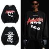 RRR123 Rabbit Digital Cut Printed Crew Neck Long Sleeve Pullover Men's and Women's Same Casual Loose Sweater Tide