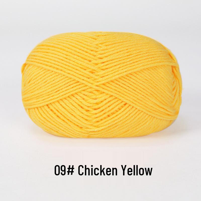 Baby 4-lagiges Milchbaumwollgarn zum Stricken von DIY-Schals oder Decken