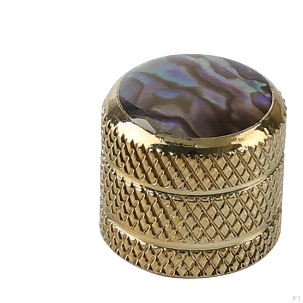 Botão de Controle Potenciômetro Botão de Pote, Robusto, Fácil Instalação, para Potenciômetros de Eixo de 6mm Profissional Guitarra